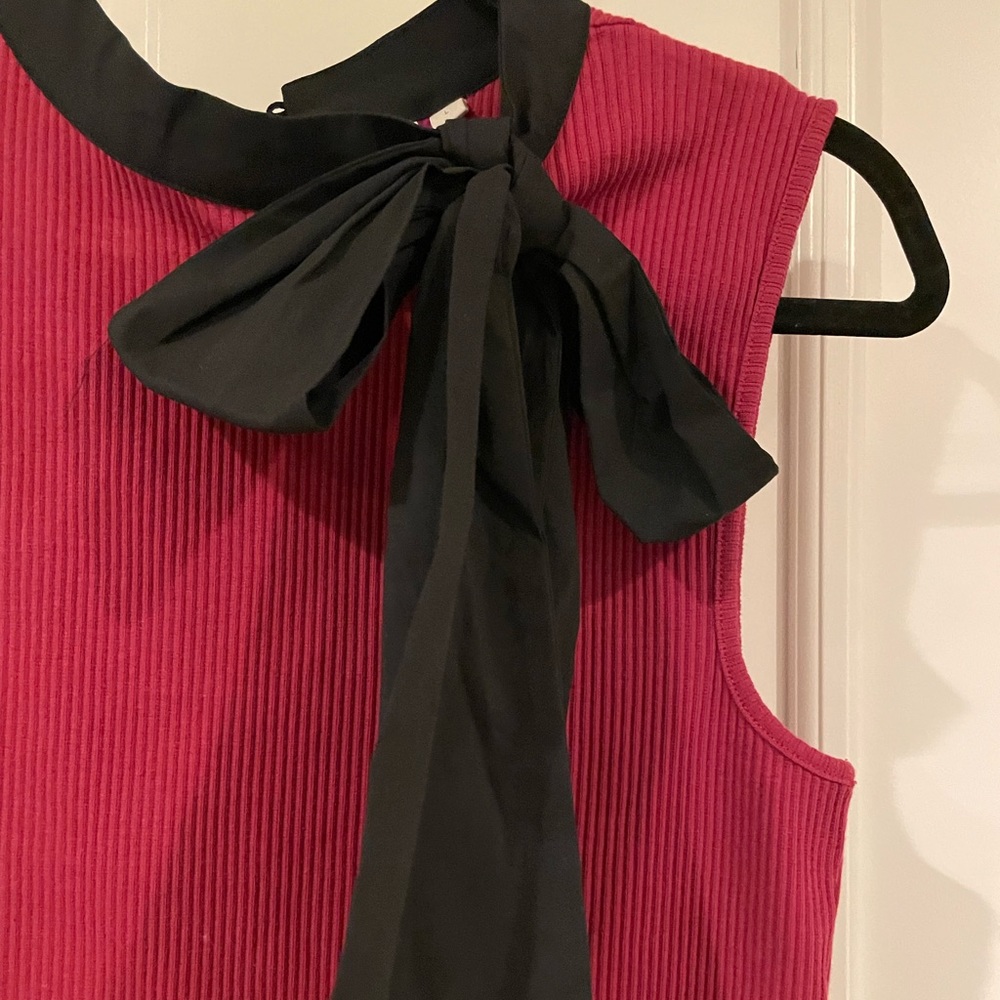 Dressed up tank top with bow